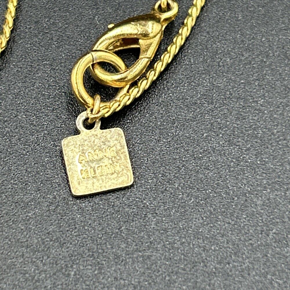 Anne Klein Whistle pendant Charm  long necklace Gift Teacher - Picture 5 of 5